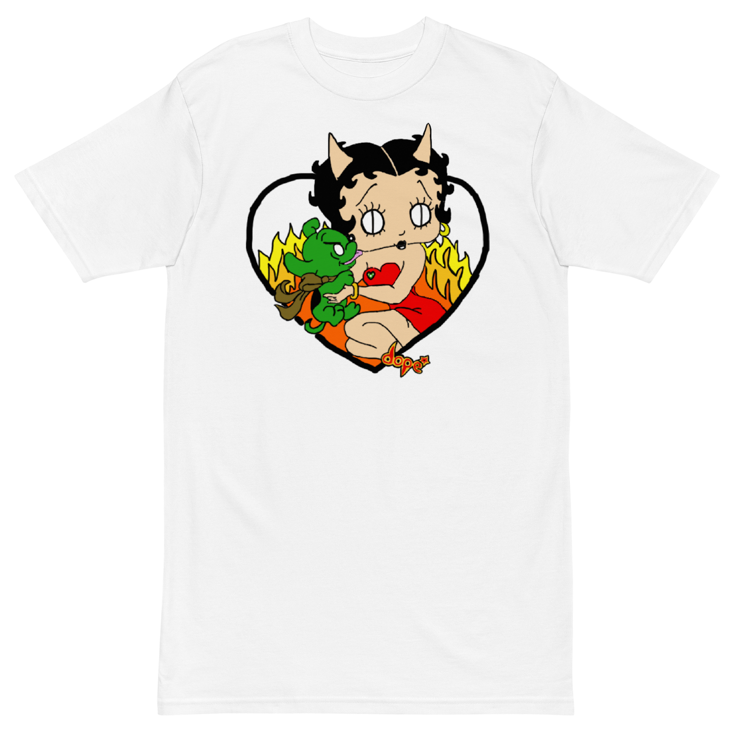 BettyDopeStar White Tee