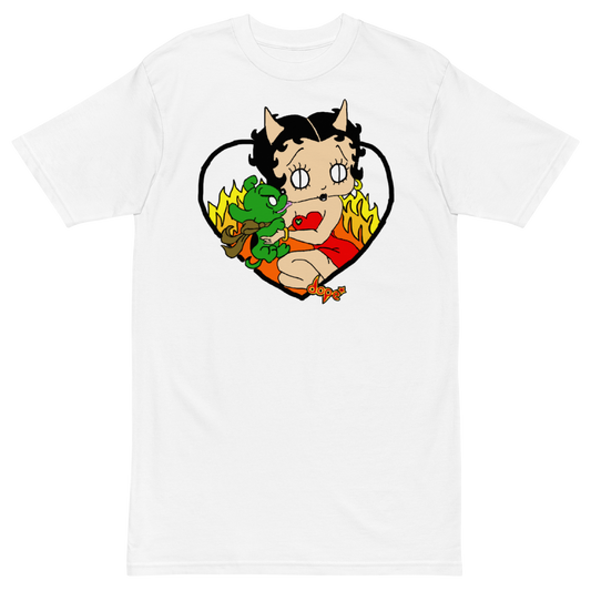 BettyDopeStar White Tee